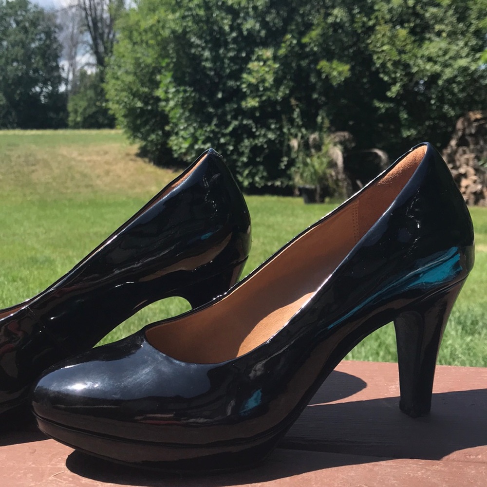 Black high heels